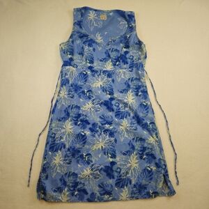 Columbia PFG Blue and White Sleeveless Sundress SIZE M